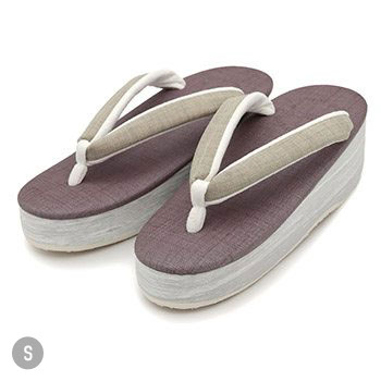 カフェ草履（ツートーン）【カレンブロッソ】