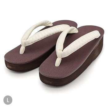 カフェ草履（ボーダー）【カレンブロッソ】