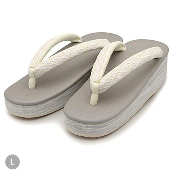 カフェ草履(透かし編み)【カレンブロッソ】