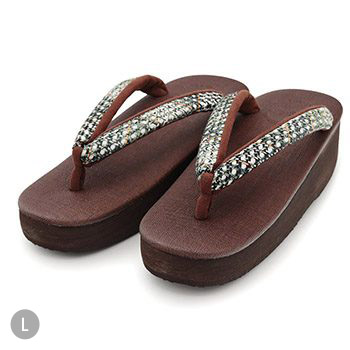 組紐カフェ草履【カレンブロッソ】