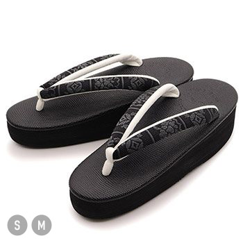 博多織カフェ草履(割付)【カレンブロッソ】