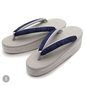 博多織カフェ草履(割付)【カレンブロッソ】