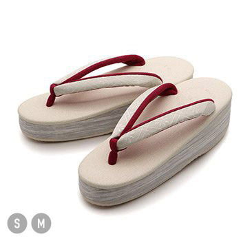 博多織カフェ草履（花格子）【カレンブロッソ】