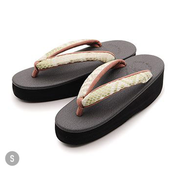 博多織カフェ草履(石畳)【カレンブロッソ】