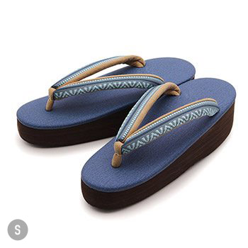 博多織カフェ草履(間道)【カレンブロッソ】