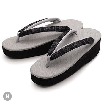 博多織カフェ草履(割付)【カレンブロッソ】