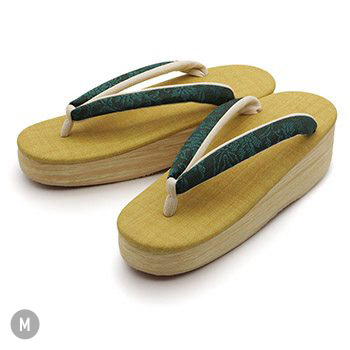 博多織カフェ草履(花唐草)【カレンブロッソ】