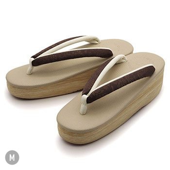 博多織カフェ草履(花唐草)【カレンブロッソ】