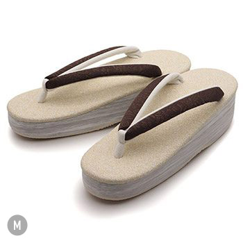 博多織カフェ草履(花唐草)【カレンブロッソ】