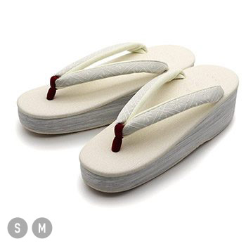 博多織カフェ草履（花格子）【カレンブロッソ】