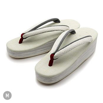 博多織カフェ草履（花格子）【カレンブロッソ】