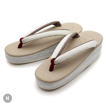 博多織カフェ草履（花格子）【カレンブロッソ】