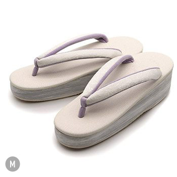 博多織カフェ草履（花唐草）【カレンブロッソ】