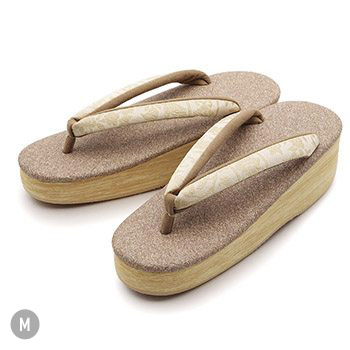 博多織カフェ草履（割付）【カレンブロッソ】