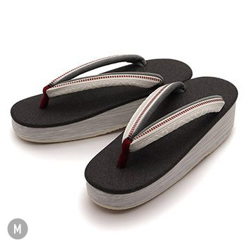 博多織カフェ草履（間道）【カレンブロッソ】