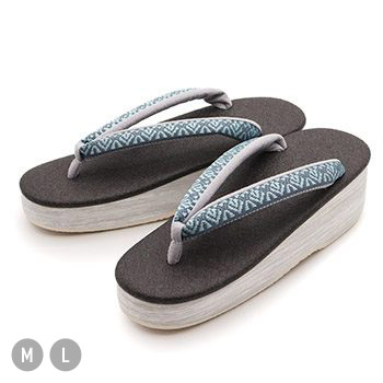 博多織カフェ草履（献上）【カレンブロッソ】