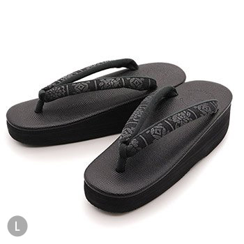 博多織カフェ草履（割付）【カレンブロッソ】