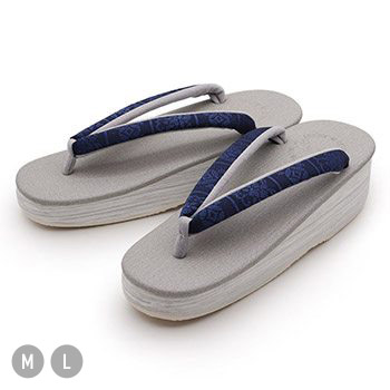 博多織カフェ草履（割付）【カレンブロッソ】