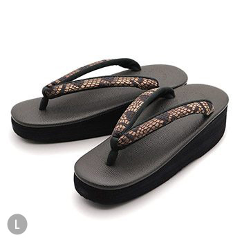 博多織カフェ草履（石畳）【カレンブロッソ】