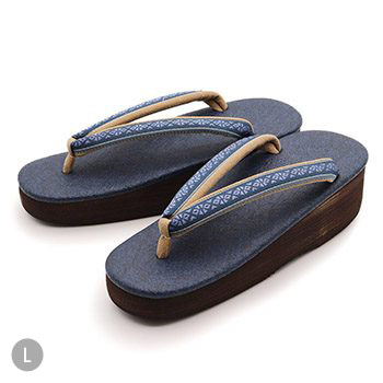 博多織カフェ草履（献上）【カレンブロッソ】