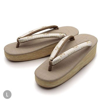 博多織カフェ草履（市松取り）【カレンブロッソ】