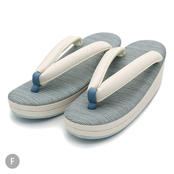 二枚芯草履『彩小径』