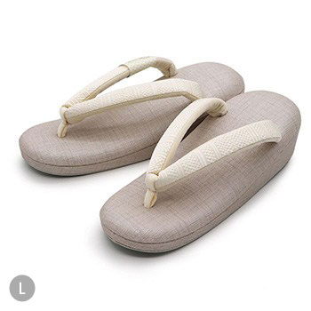 一枚芯草履（博多織/横段）