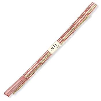 畝打ち組み夏帯締（金通し）【加藤萬】