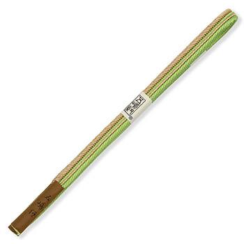 平組み帯締（金縞）『江戸組紐』【五嶋紐】