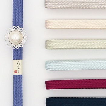 帯留付き三分紐帯締（ブロッサム）【大原商店】