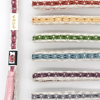 耳付きレース組み帯締（環絡げ）