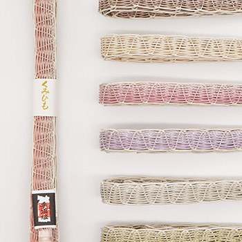 レース組み帯締（片ぼかし）