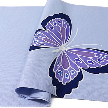 ロウケツ染め帯揚（蝶）【小室庵】