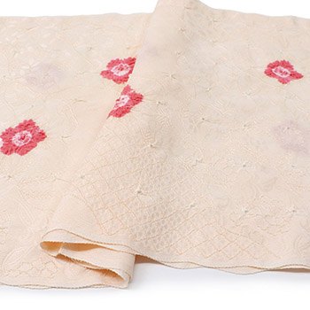 飛び絞り帯揚（小花）【加藤萬】