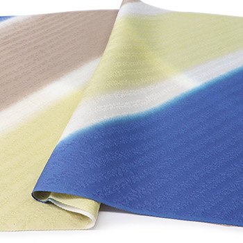 ぼかし帯揚（斜め縞）【加藤萬】