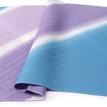 ぼかし帯揚（斜め縞）【加藤萬】