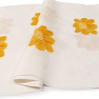 輪出し絞り帯揚（小花）【加藤萬】