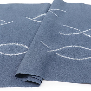 輪出し絞り帯揚（よろけ）【加藤萬】