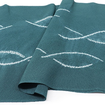 輪出し絞り帯揚（よろけ）【加藤萬】