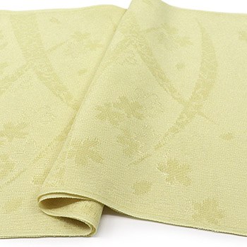 紗帯揚（芝に桜）【加藤萬】