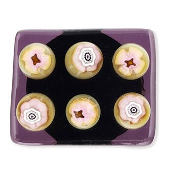 ミルフィオリ帯留（スクエア）【スタジオサカミ】