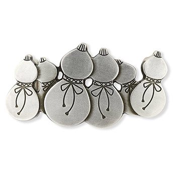 真鍮製帯留（六ひょうたん）【大原商店】