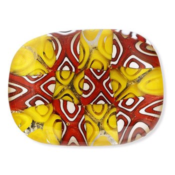 ミルフィオリ帯留（長方形）【スタジオサカミ】