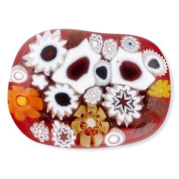 ミルフィオリ帯留（長方形）【スタジオサカミ】