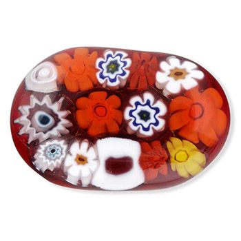 ミルフィオリ帯留（楕円）【スタジオサカミ】