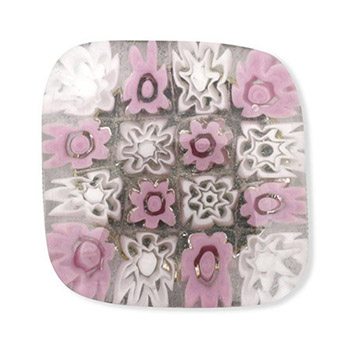 ミルフィオリ帯留（スクエア）【スタジオサカミ】