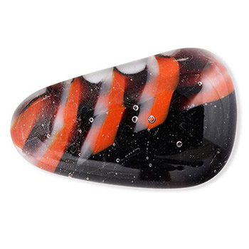 ガラス帯留（三角）【スタジオサカミ】