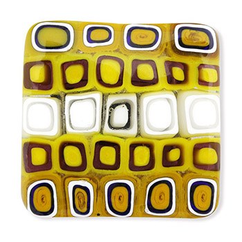 ミルフィオリ帯留（四角）【スタジオサカミ】