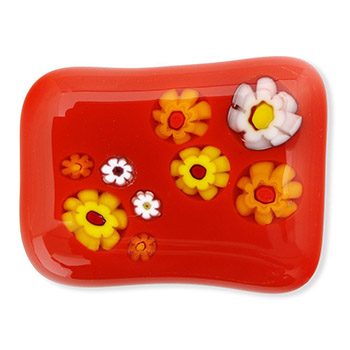 ミルフィオリ帯留（長方形）【スタジオサカミ】