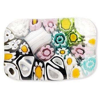 ミルフィオリ帯留（スクエア）【スタジオサカミ】